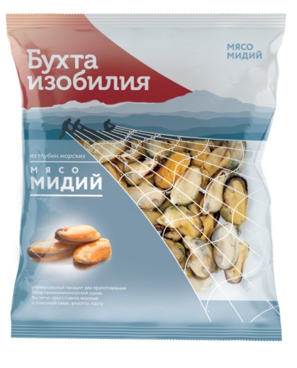 БИ Мясо мидий "Chile" варен/морож 500гр*10 (3)