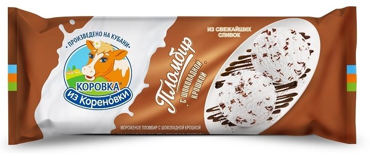 КК ПОЛЕНО ШОК. КРОШКА пломбир 400гр*8 (3)