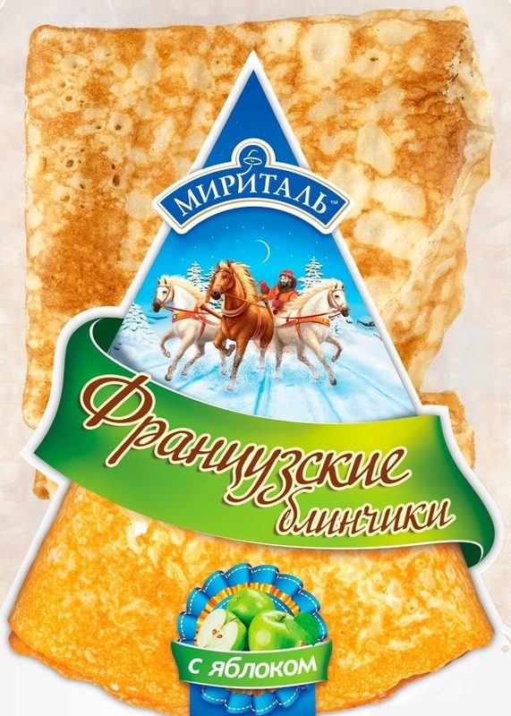 (вес) МИ Блины ФРАНЦУЗСКИЕ с яблоком 4кг*1