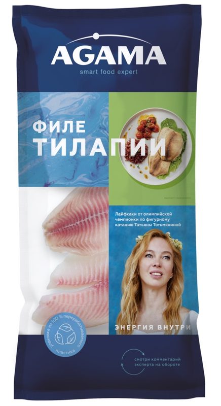 АГ Рыба ТИЛАПИЯ Филе с/м 400гр*8 (2)