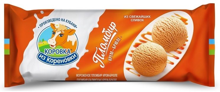 КК ПОЛЕНО КРЕМ-БРЮЛЕ пломбир 400гр*8 (3)