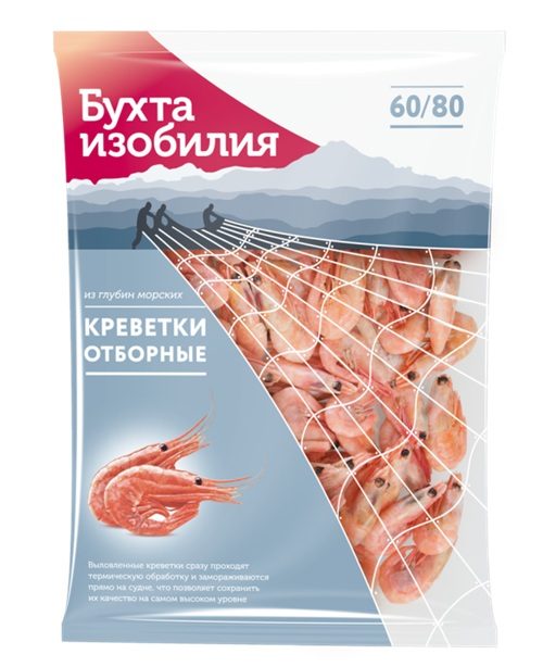 БИ Креветки 60/80 ОТБОРНЫЕ в/м,н/раз. 1кг*10 (1)