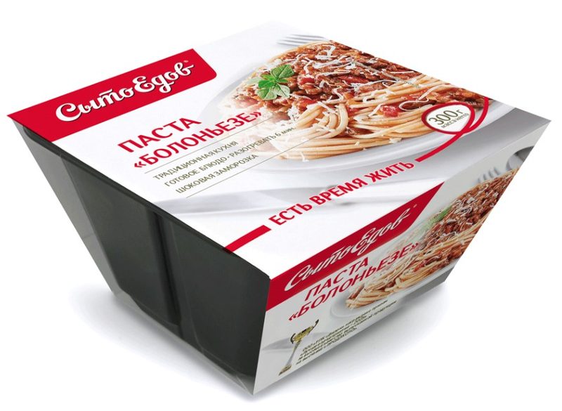 СЕ Паста БОЛОНЬЕЗЕ с мясом томат соус/сыр 300гр*8 (5)