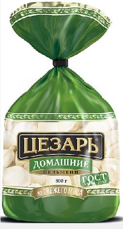 МР (Шок-Ц) Пельмени ЦЕЗАРЬ ГОСТ Домашние 800гр*12 (4)