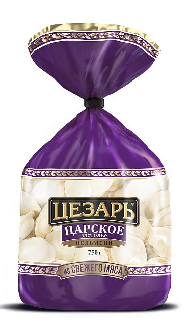 МР (Шок-Ц) Пельмени ЦЕЗАРЬ Царское застол 750гр*12 (4)