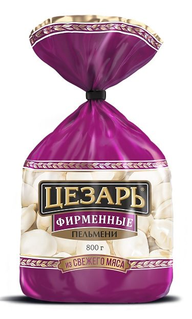 МР (Шок-Ц) Пельмени ЦЕЗАРЬ Фирменные 800гр*12 (4)