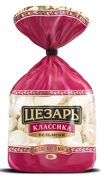 МР (Шок-Ц) Пельмени ЦЕЗАРЬ Классика 800гр*12 (4)