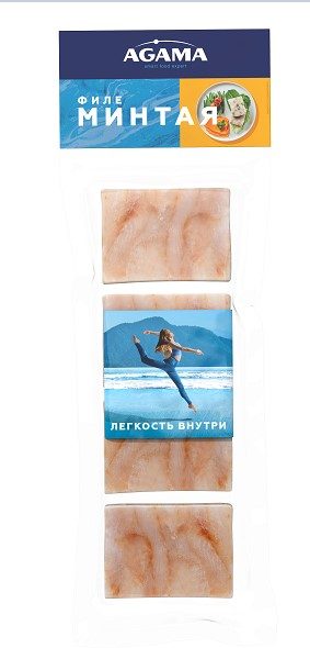 АГ Рыба МИНТАЙ Порционное филе с/м 400гр*12 (3)