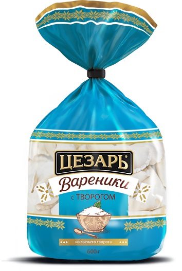 МР Вареники ЦЕЗАРЬ с творог 600гр*12 (5)