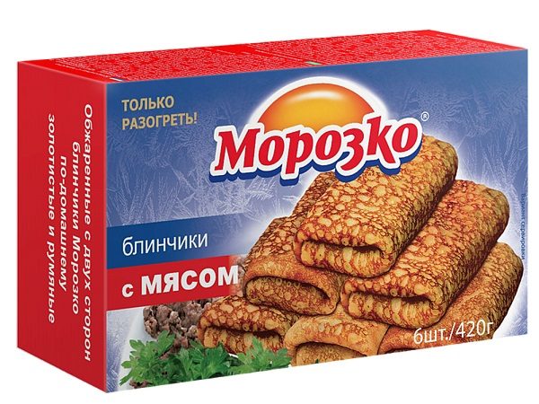 МР (Шок-Ц) Блины МОРОЗКО с мясом 420гр*12 (6)
