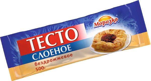 МР (Шок-Ц) Тесто МОРОЗКО (500) сл. бездр (рул)*12 (5)