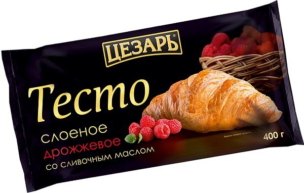 МР (Шок-Ц) Тесто ЦЕЗАРЬ (400) сл дрож на МАСЛЕ*12 (5)