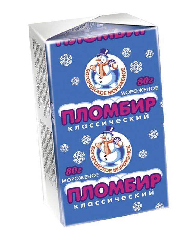 НМ Брикет на вафлях ПЛОМБИР Ваниль 80гр*30