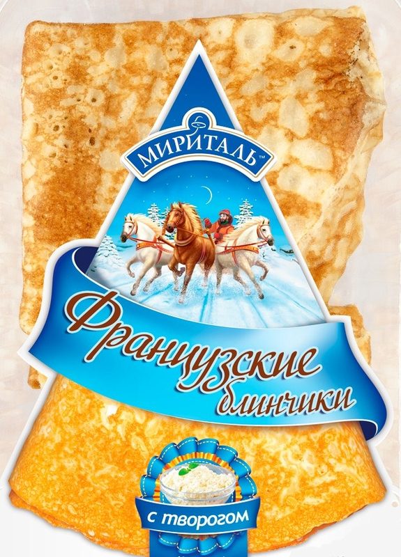 (вес) МИ Блины ФРАНЦУЗСКИЕ с творогом 4кг*1