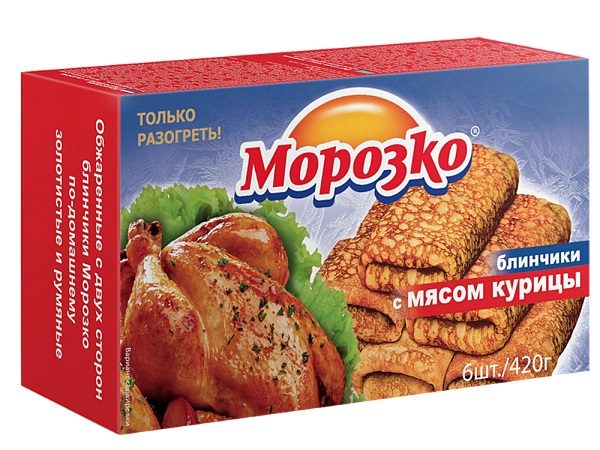МР (Шок-Ц) Блины МОРОЗКО с курицей 420гр*12 (6)