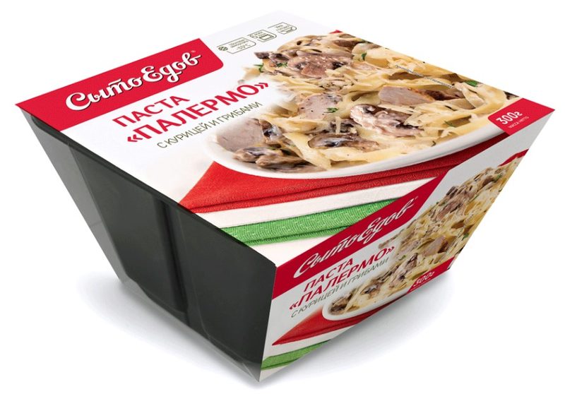 СЕ Паста ПАЛЕРМО с курицей и грибами 300гр*8 (5)
