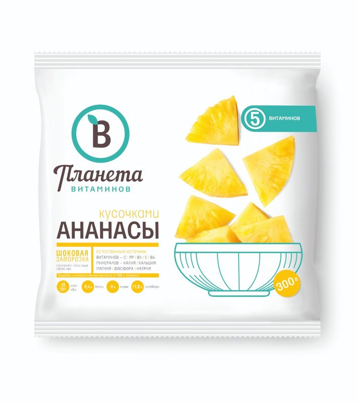 ПВ Ягода Ананас (кусочками) 300гр*20 (5)