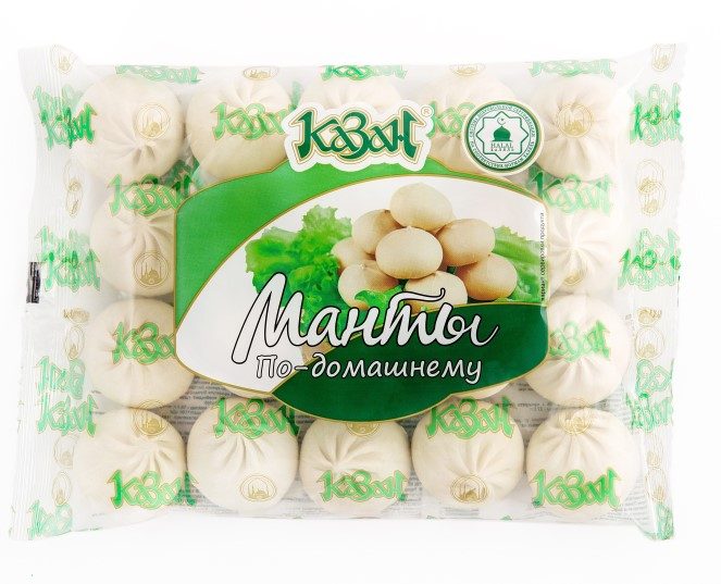 КЗ Манты КАЗАН По-домашнему (Халяль) 800гр*12 (5)