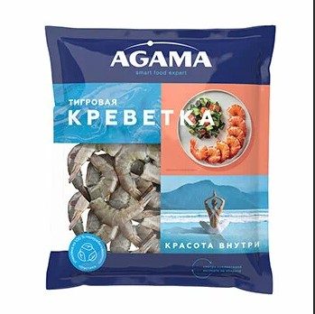 АГ Креветка №8 ТИГРОВАЯ с/м б/г 400гр*6 (2)