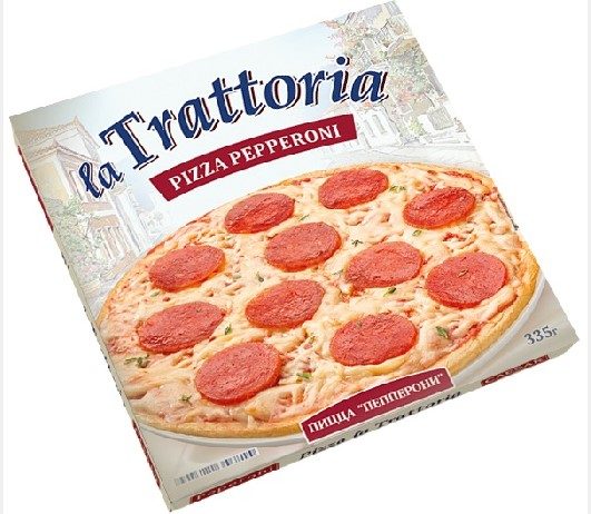 МР (Шок-Ц) Пицца La TRATTORIA Пепперони 335гр*5 (5)