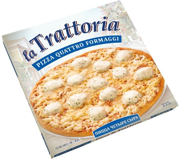 МР (Шок-Ц) Пицца La TRATTORIA Четыре сыра 335гр*5 (5)