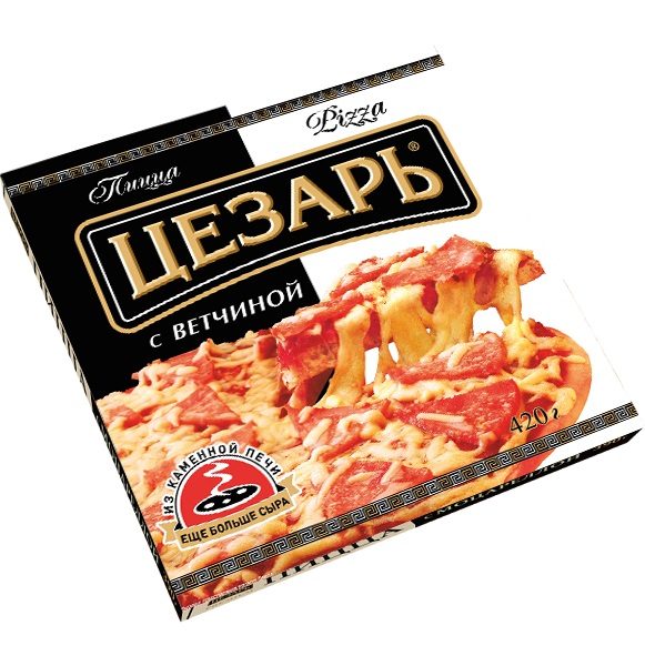 МР (Шок-Ц) Пицца ЦЕЗАРЬ Ветчина 420гр*4 (4)