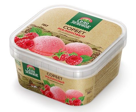 СЗ Лоток Сорбет Малина 280гр*6 (3)