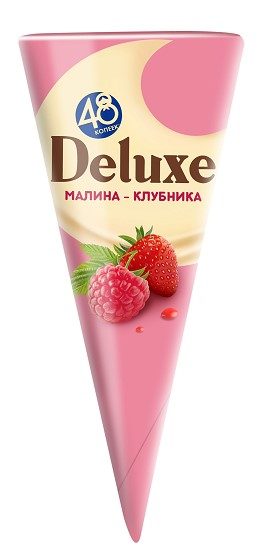 ФР Рожок 48 КОПЕЕК DELUXE Клубника-Малина 78гр*24