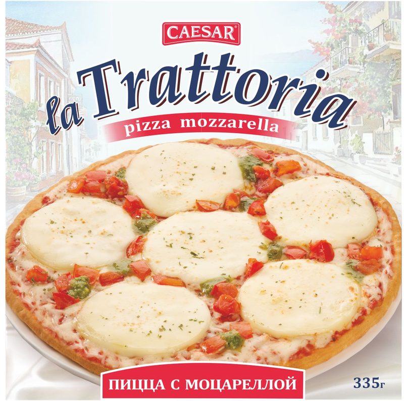 МР (Шок-Ц) Пицца La TRATTORIA с Моцарелой 335гр*5 (5)
