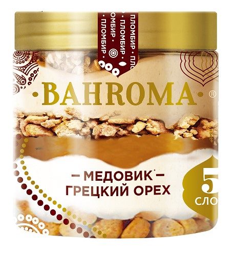 БМ Банка БАХРОМА Медовик-Грецкий орех 500мл*6 (2)