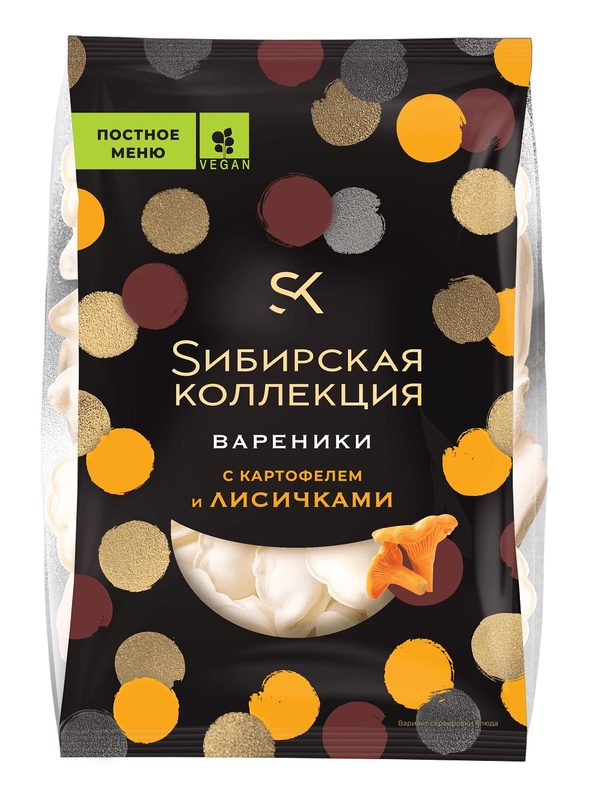 СК Вареники СИБ КОЛ карт с ЛИСИЧКАМИ 500гр*8 (4)