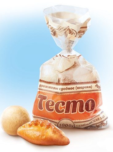 СМ Тесто пирожковое (шарики) 1кг*5 (5)