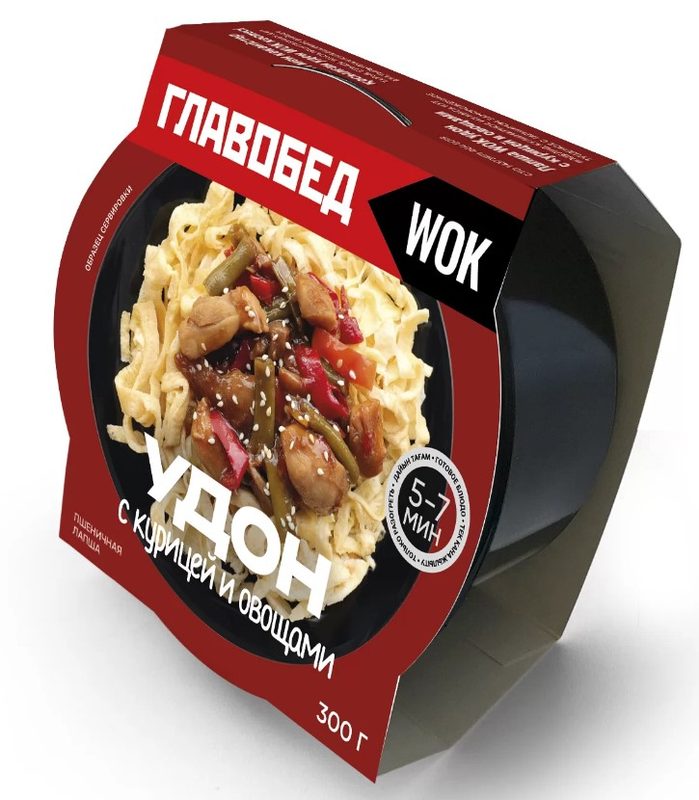 ГО Лапша WOK УДОН Курица с овощами 300гр*6 (4)