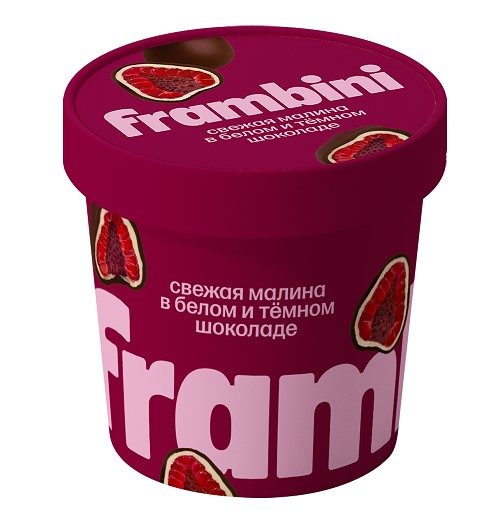 ФБ Малина FRAMBINI в бел и темном шоколаде 130гр*12 (2)