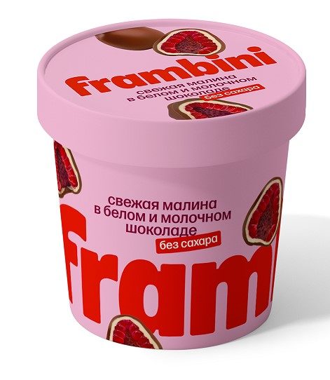 ФБ Малина FRAMBINI в шоколаде БЕЗ САХАРА 130гр*12 (2)