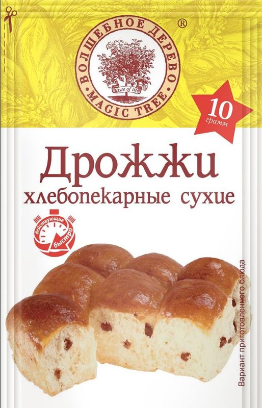 ВД Дрожжи хлебопекарные сухие 10гр*60 (5)