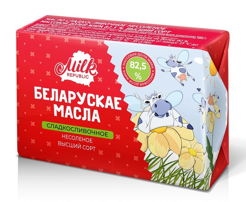 (АКЦ) БЛ (Шок-Ц) Масло Milk слив (82,5%) 180гр*24 (5)
