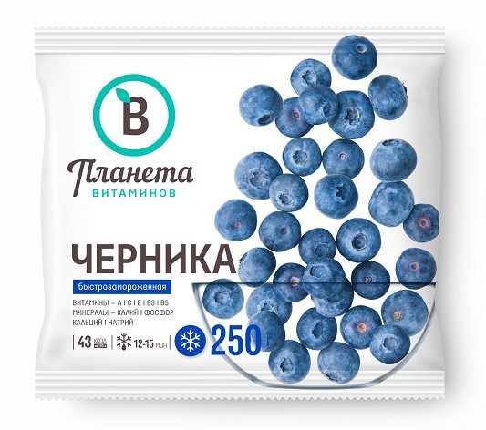 ПВ Ягода Черника 250гр*20 (5)