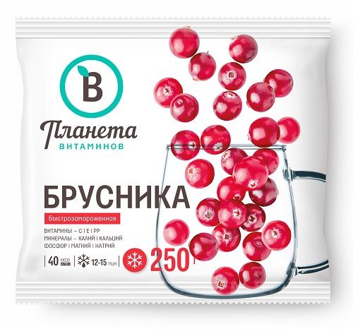 ПВ Ягода Брусника 250гр*20 (5)