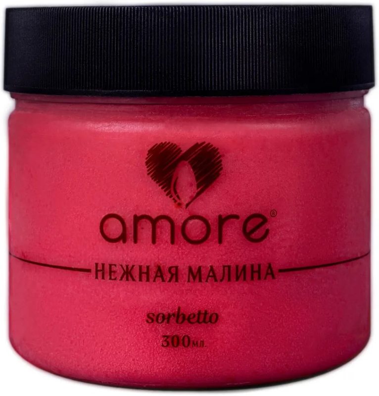 АМ Банка AMORE Сорбет Нежная Малина 250гр*6 (2)