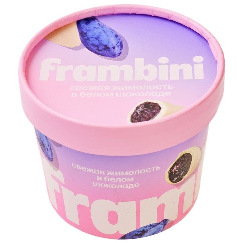 ФБ Жимолость FRAMBINI в белом шоколаде 130гр*12 (2)