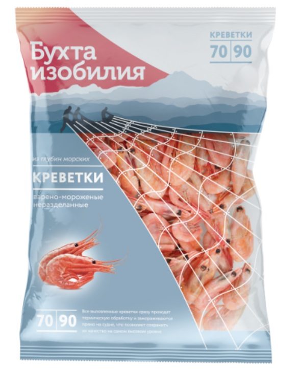 БИ Креветки 70/90 ОТБОРНЫЕ в/м 850гр*6 (1)