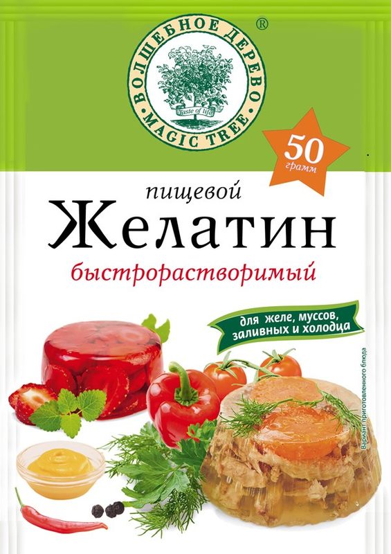 ВД Желатин пищевой 50гр*30 (5)