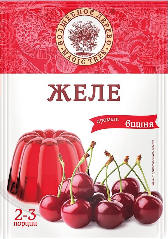 ВД Желе аромат Вишня 50гр*25 (5)
