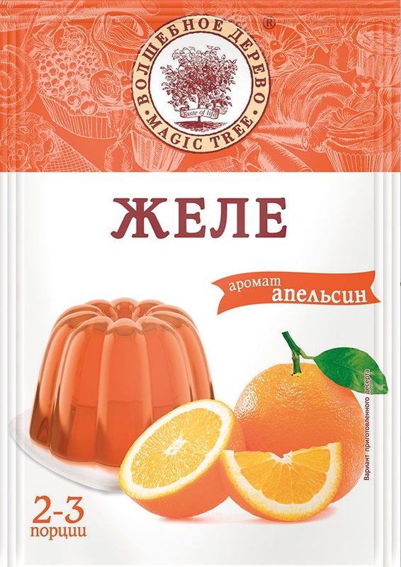 ВД Желе аромат Апельсин 50гр*25 (5)