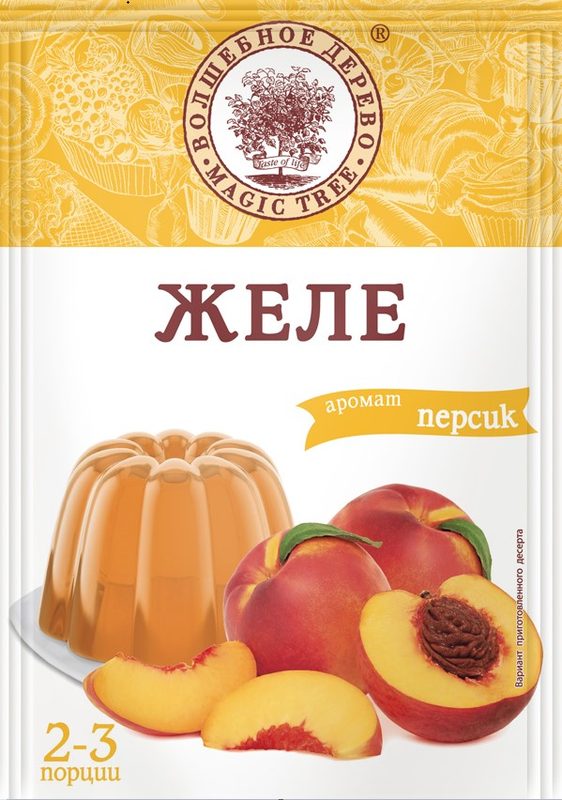 ВД Желе аромат Персик 50гр*25 (5)