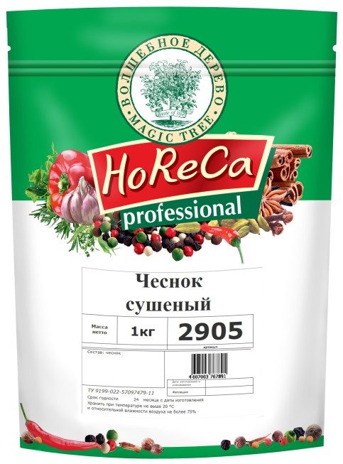 ВД HoReCa Чеснок сушеный (дой-пак) 1кг*4 (1)