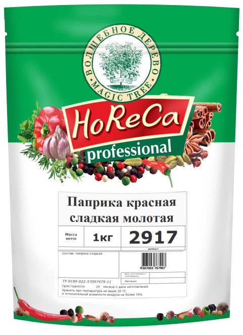 ВД HoReCa Паприка красная слад мол (дой-пак) 1кг*4 (1)