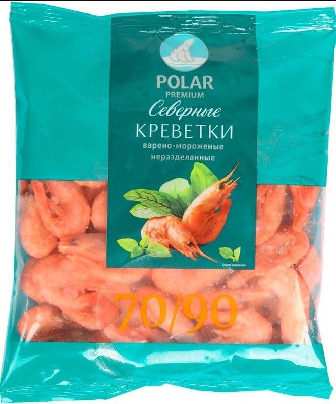 PL Креветки 70/90 Северные в/м 500гр*6 (1)