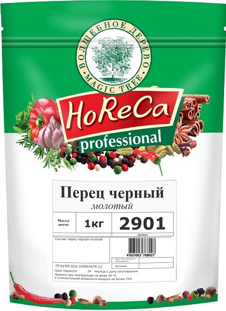 ВД HoReCa Перец черный молотый (дой-пак) 1кг*4 (1)